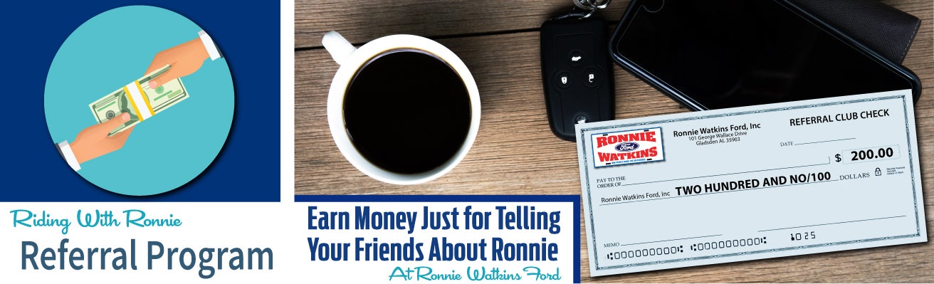Referral Program at Ronnie Watkins Ford in Gadsden AL